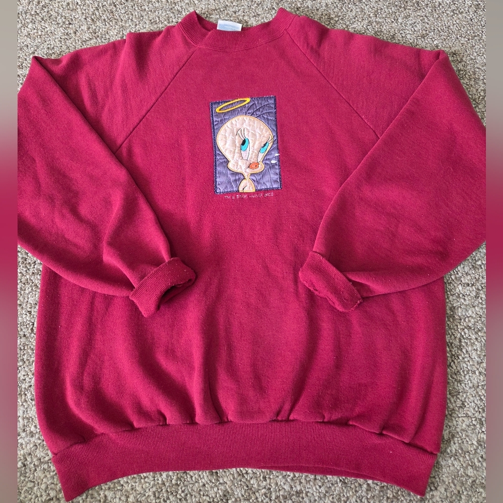 Vintage Tweety Bird Sweatshirt 1996 Warner Bros XL